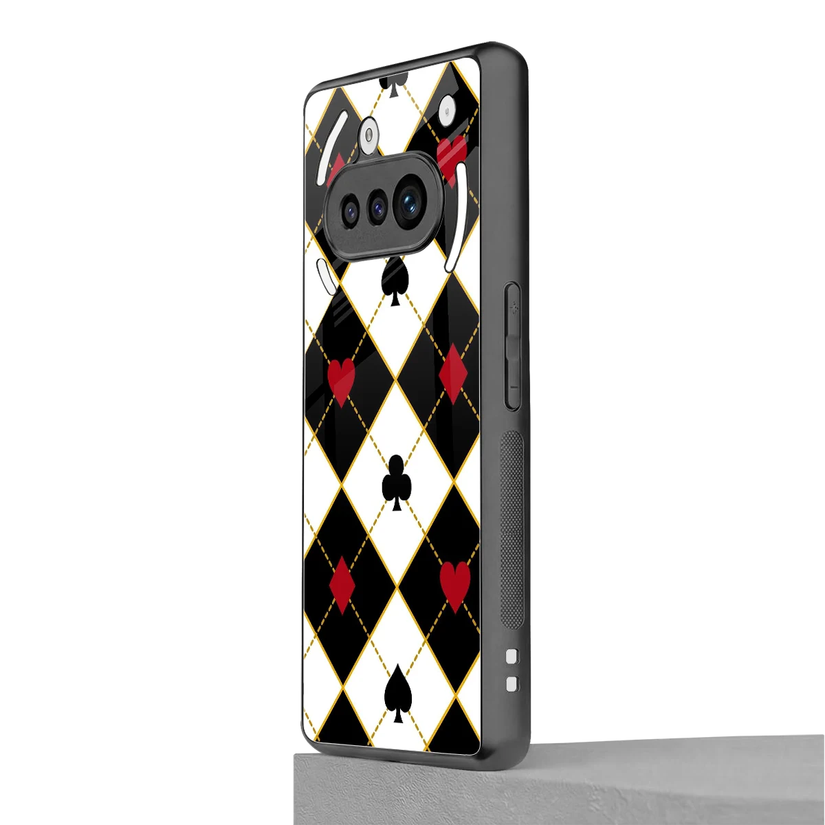 Poker Love nothing phone 3a mobile cover | shockproof glass phone case