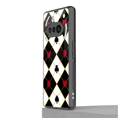 Poker Love nothing phone 3a mobile cover | shockproof glass phone case