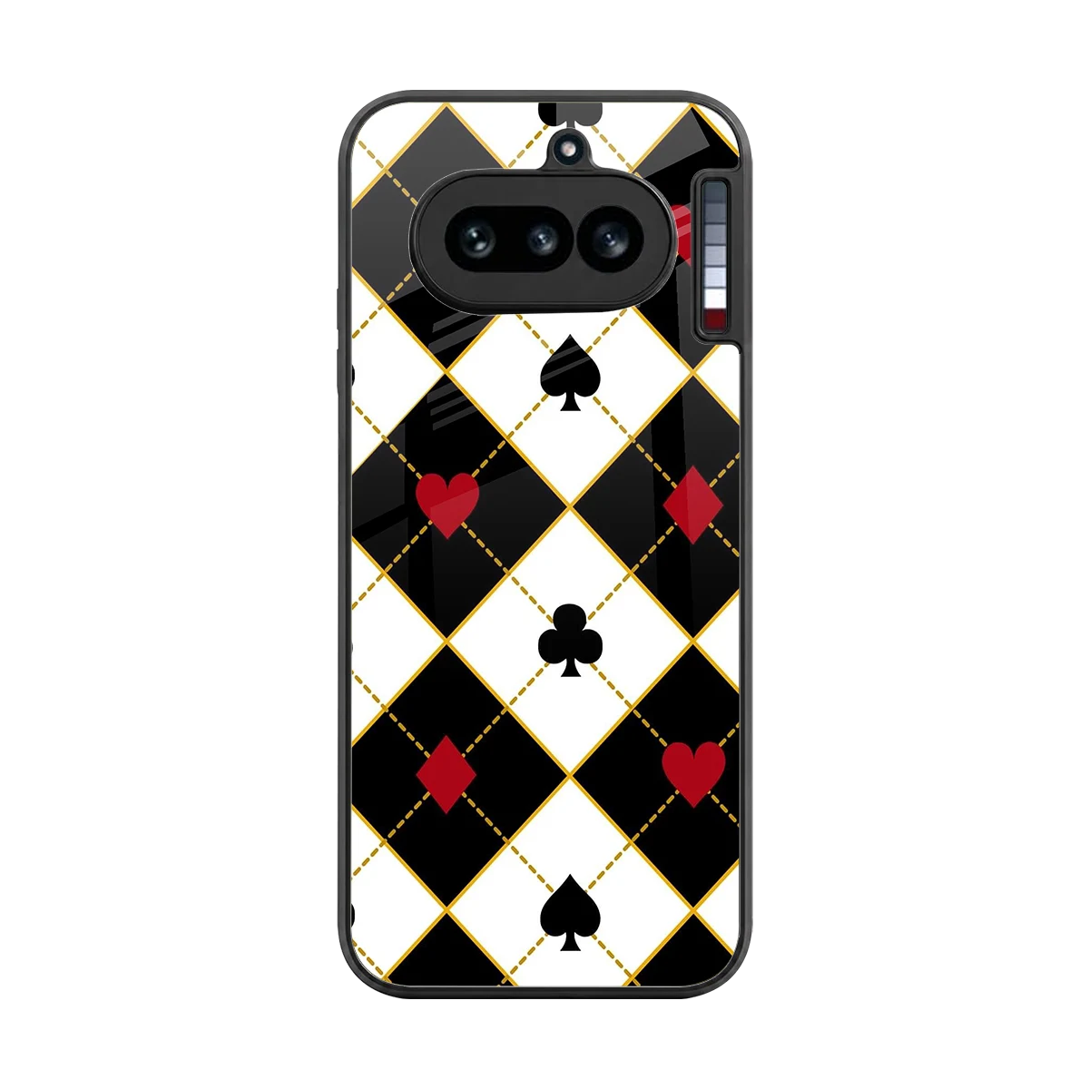 Poker Love back phone cover | glass case for nothing phone 4a