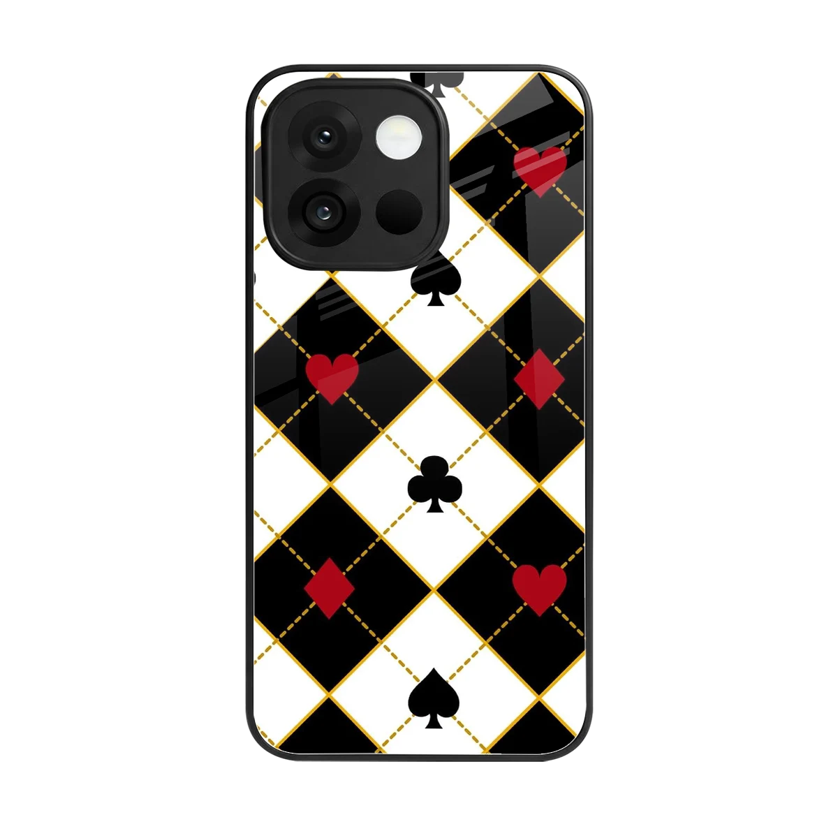 Poker Love back phone cover | glass case for oneplus 13s