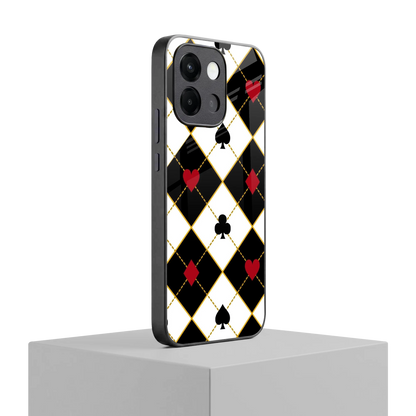 Poker Love oneplus 13s mobile cover | shockproof glass phone case
