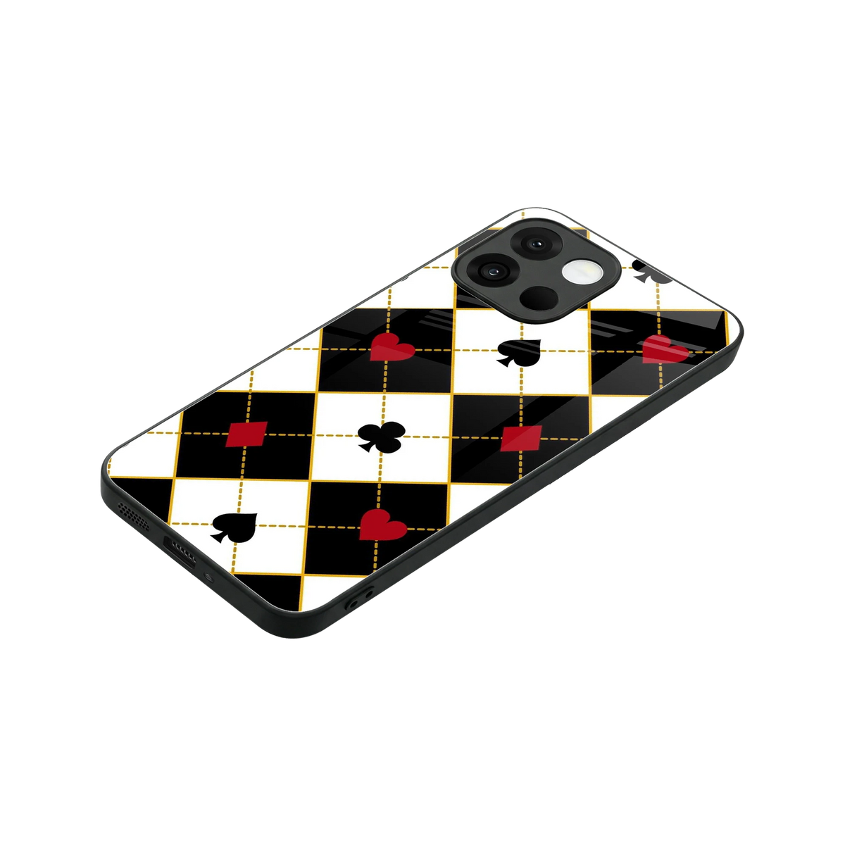 Poker Love stylish phone case for oneplus 13s | glossy glass and slim fit
