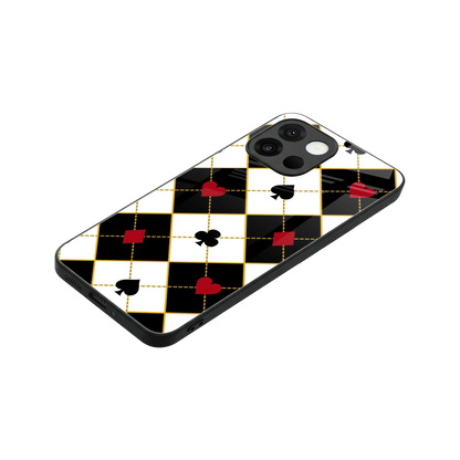 Poker Love stylish phone case for oneplus 13s | glossy glass and slim fit