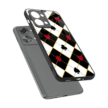 Poker Love sleek oneplus nord 2t cover with tempered glass back and TPU edges