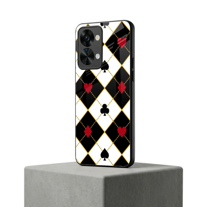Poker Love oneplus nord 2t mobile cover | shockproof glass phone case