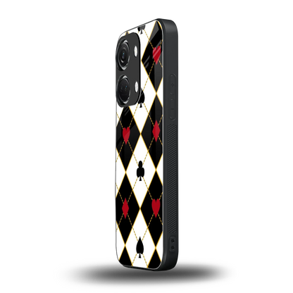 Poker Love oneplus nord 3 mobile cover | shockproof glass phone case