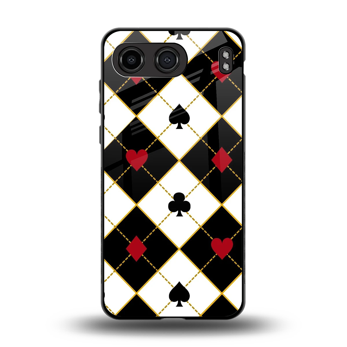 Poker Love back phone cover | glass case for oneplus nord 4