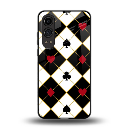 Poker Love back phone cover | glass case for oneplus nord ce 4 lite