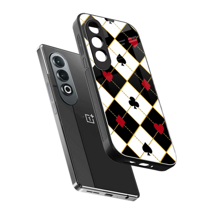 Poker Love sleek oneplus nord ce 4 cover with tempered glass back and TPU edges