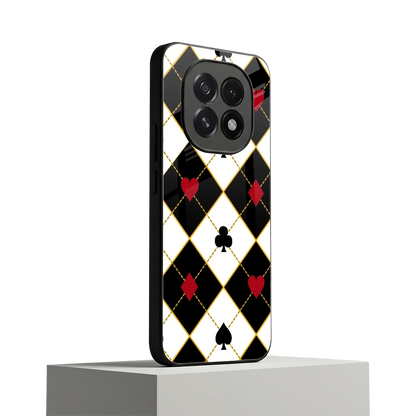 Poker Love oppo f29 5g mobile cover | shockproof glass phone case