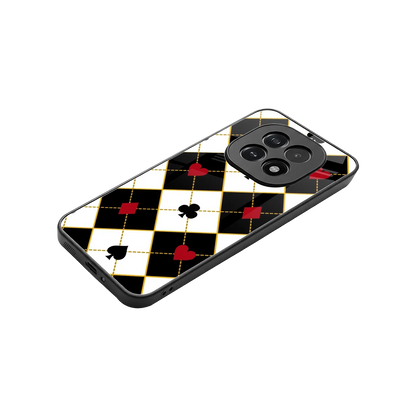 Poker Love stylish phone case for oppo f29 5g | glossy glass and slim fit