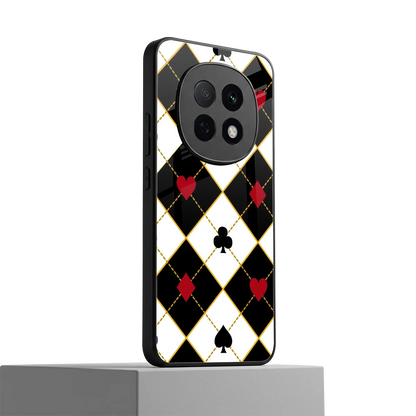 Poker Love oppo f29 pro 5g mobile cover | shockproof glass phone case