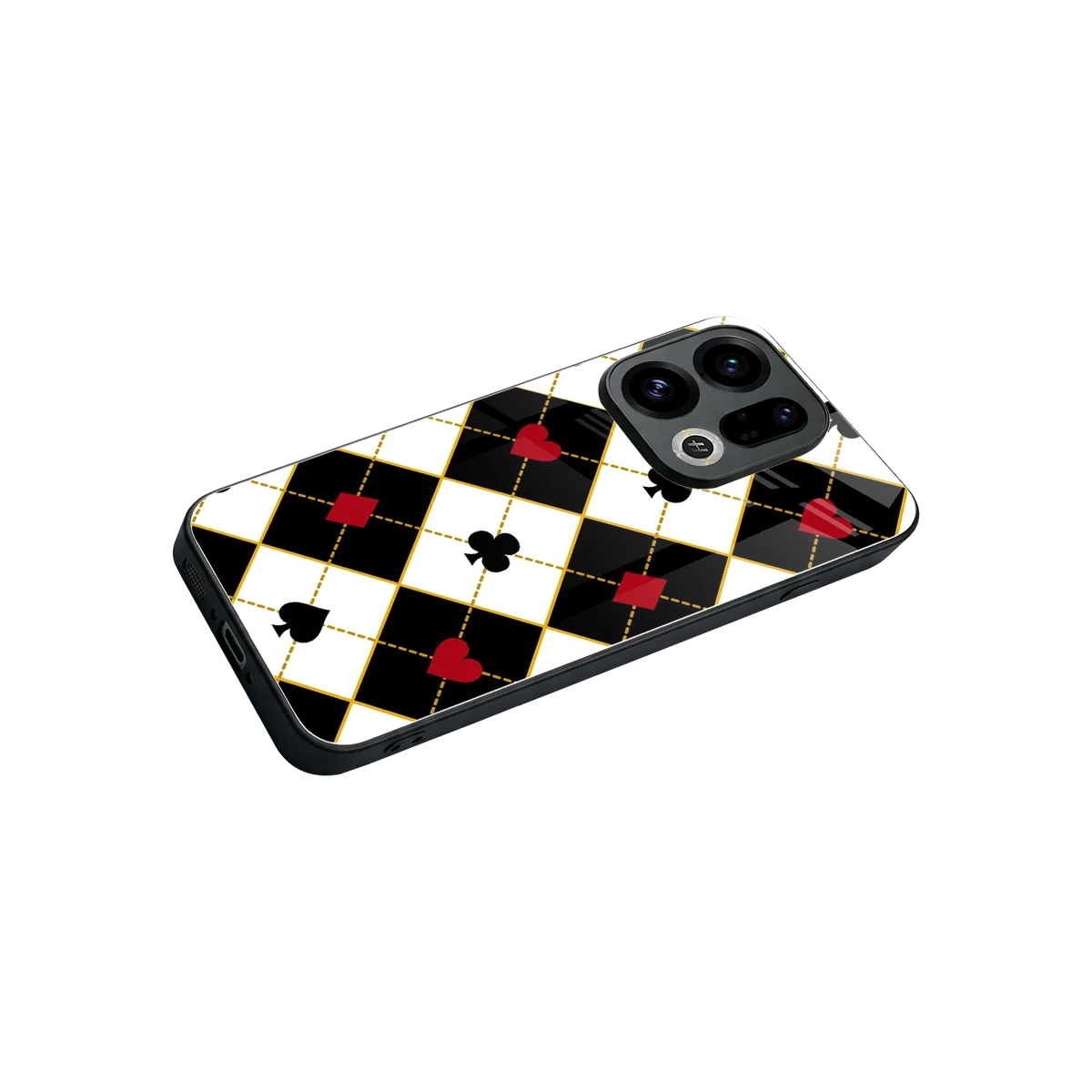 Poker Love stylish phone case for oppo find x9 | glossy glass and slim fit