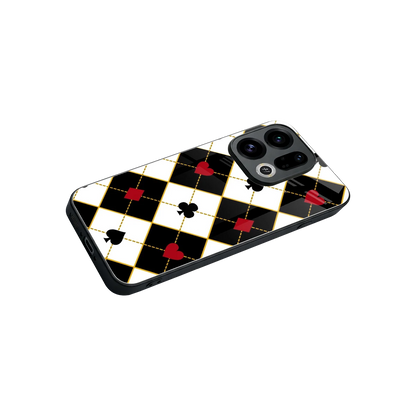 Poker Love stylish phone case for oppo find x9 | glossy glass and slim fit