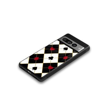 Poker Love google pixel 7 pro mobile cover | shockproof glass phone case