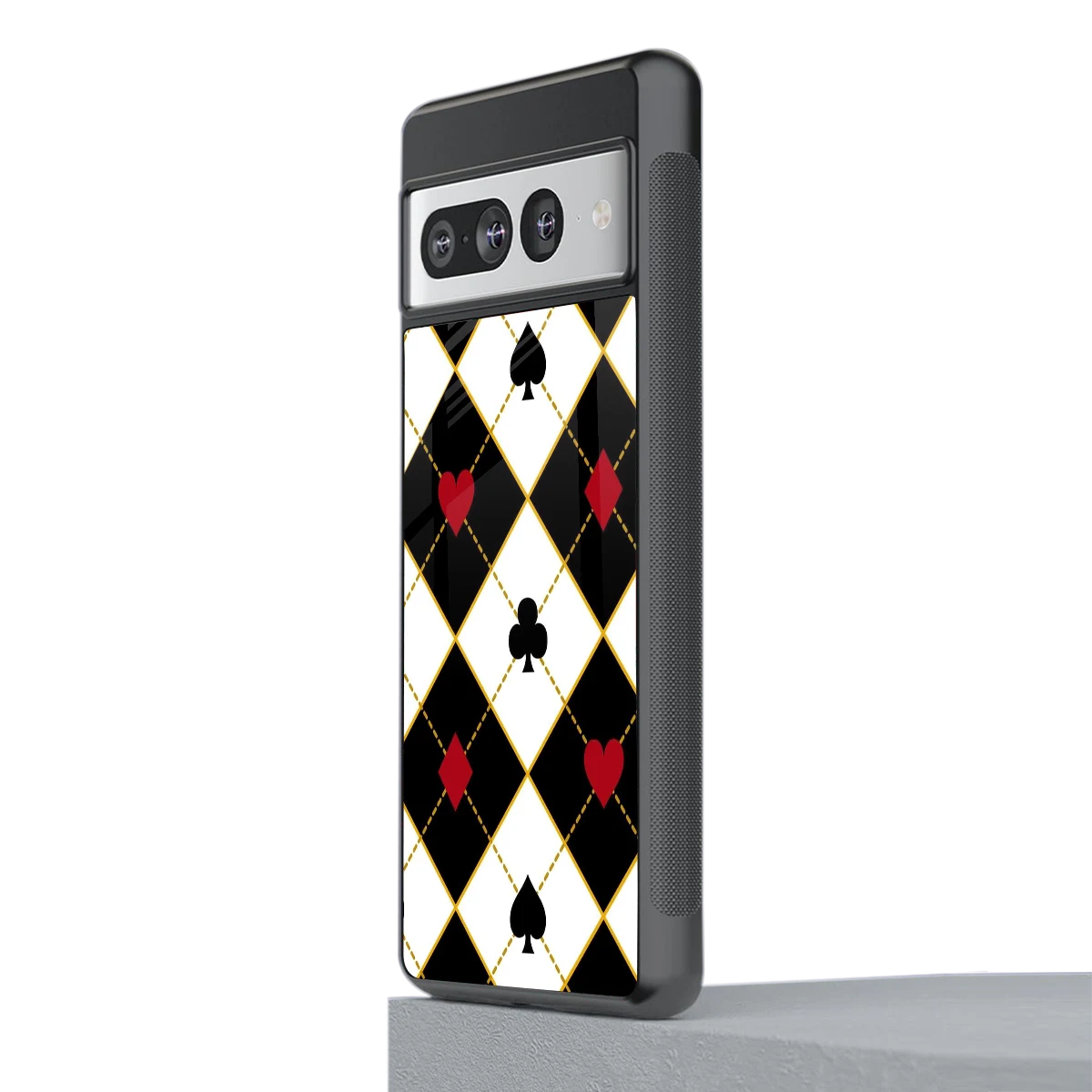 Poker Love stylish phone case for google pixel 7 pro | glossy glass and slim fit