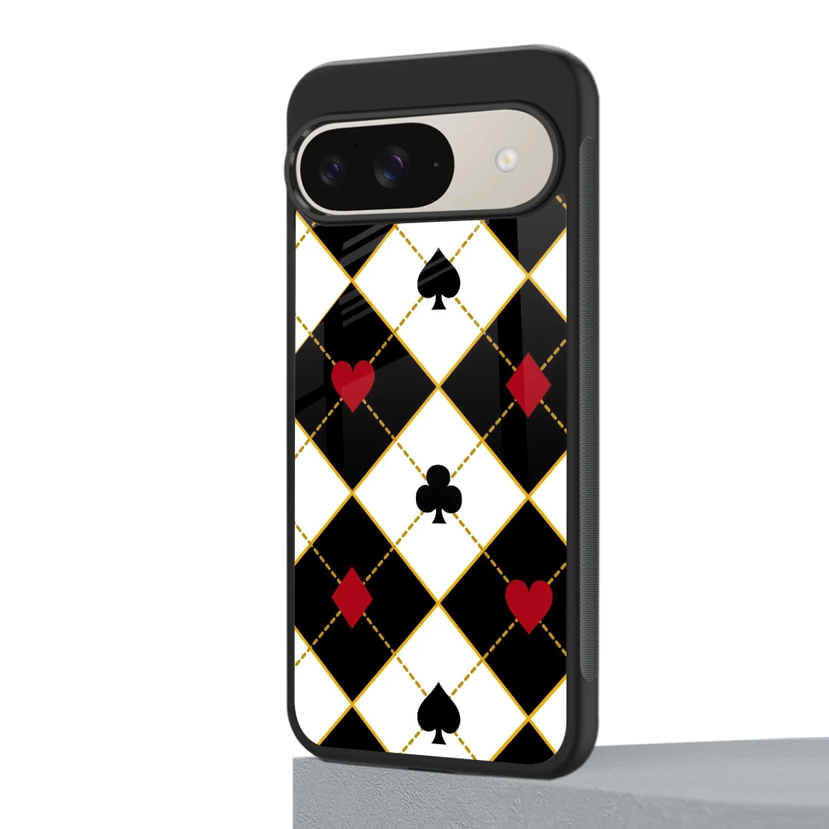 Poker Love google pixel 9 mobile cover | shockproof glass phone case