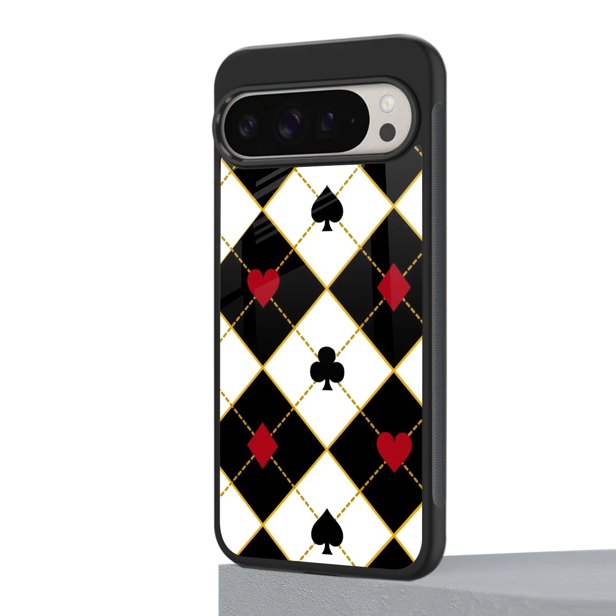 Poker Love google pixel 9 pro mobile cover | shockproof glass phone case