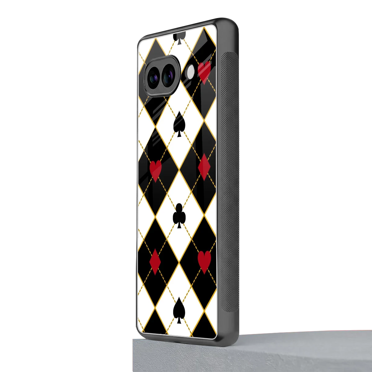 Poker Love google pixel 9a mobile cover | shockproof glass phone case