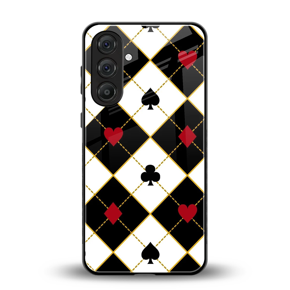 Poker Love back phone cover | glass case for samsung galaxy a16 5g