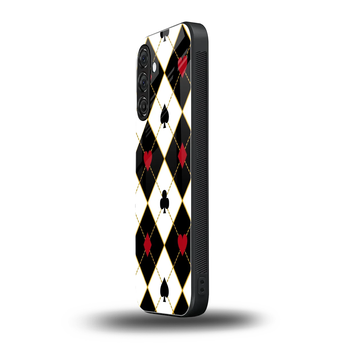 Poker Love samsung galaxy m34 5g mobile cover | shockproof glass phone case