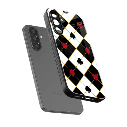 Poker Love sleek samsung galaxy a36 5g cover with tempered glass back and TPU edges