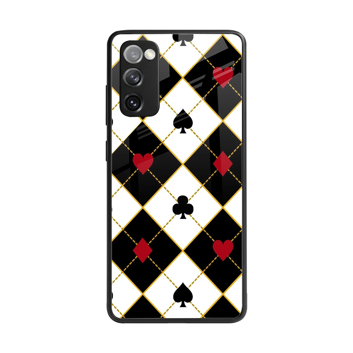 Poker Love back phone cover | glass case for samsung galaxy s20 fe