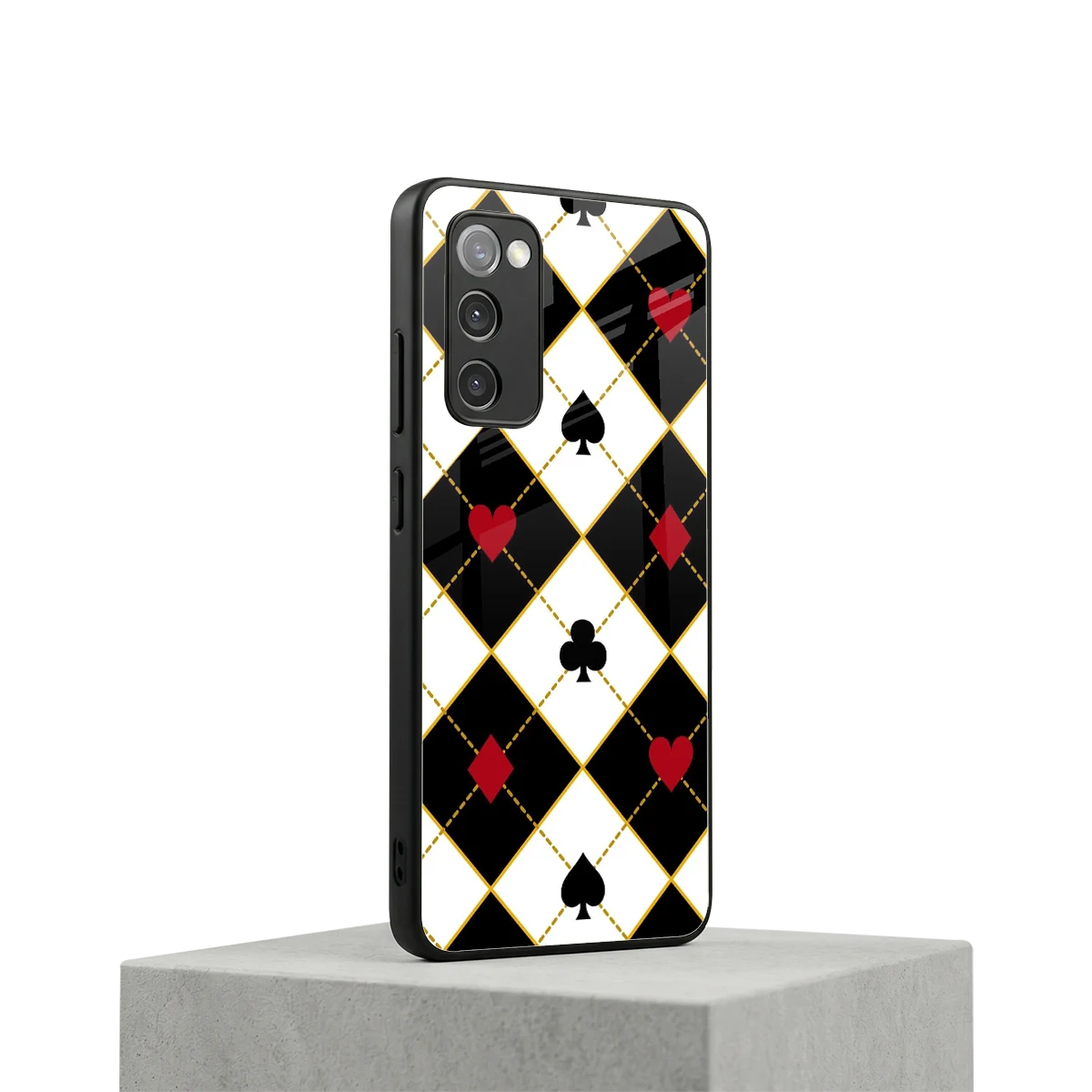 Poker Love samsung galaxy s20 fe mobile cover | shockproof glass phone case