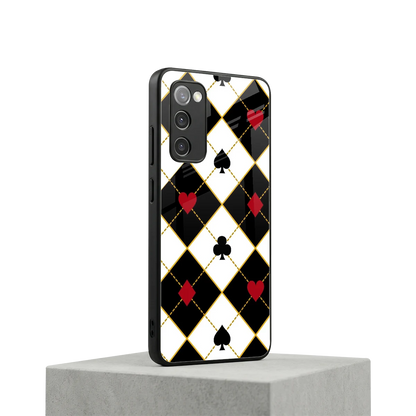 Poker Love samsung galaxy s20 fe mobile cover | shockproof glass phone case