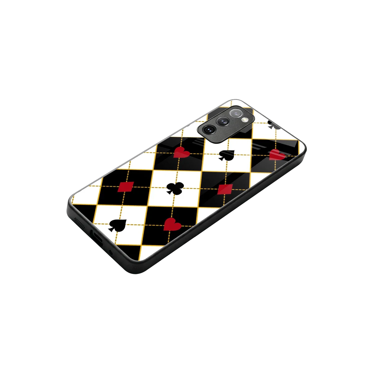 Poker Love stylish phone case for samsung galaxy s20 fe | glossy glass and slim fit