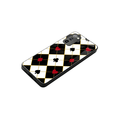 Poker Love stylish phone case for samsung galaxy s20 fe | glossy glass and slim fit