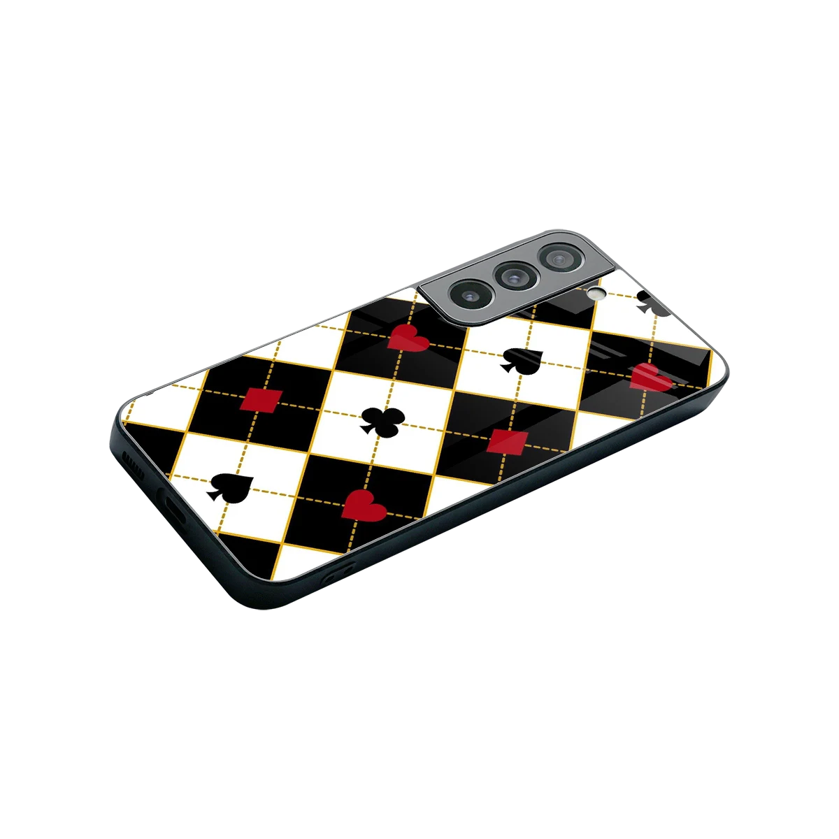 Poker Love stylish phone case for samsung galaxy s22 | glossy glass and slim fit