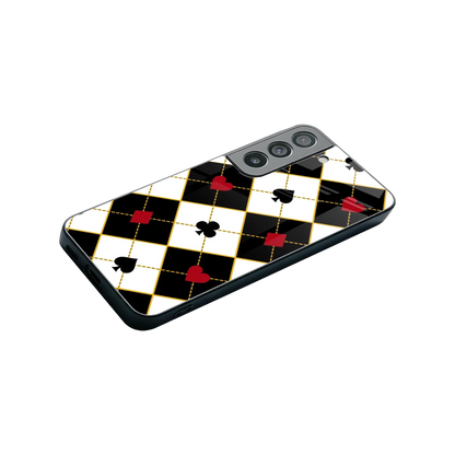Poker Love stylish phone case for samsung galaxy s22 | glossy glass and slim fit
