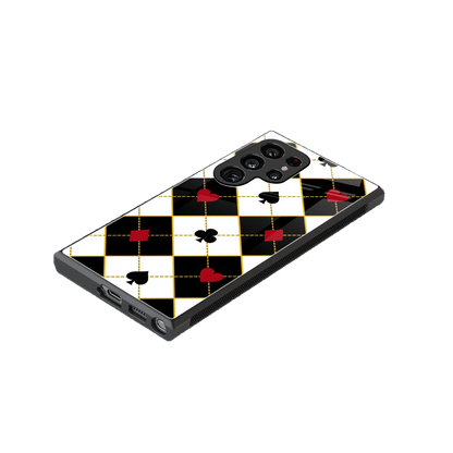 Poker Love stylish phone case for samsung galaxy s23 ultra | glossy glass and slim fit