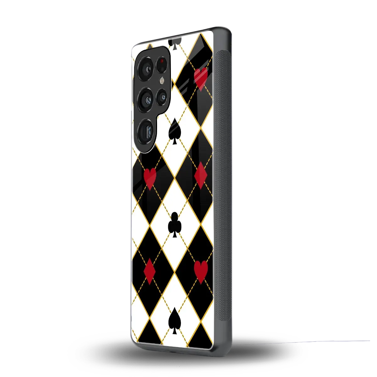 Poker Love samsung galaxy s25 ultra mobile cover | shockproof glass phone case