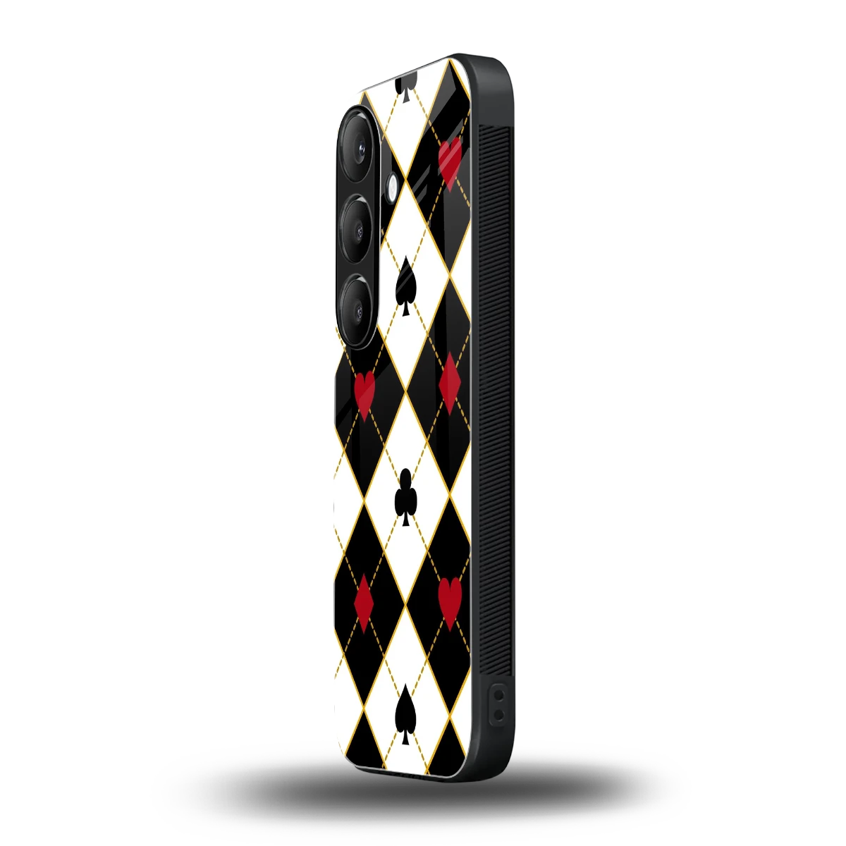 Poker Love samsung galaxy s24 mobile cover | shockproof glass phone case