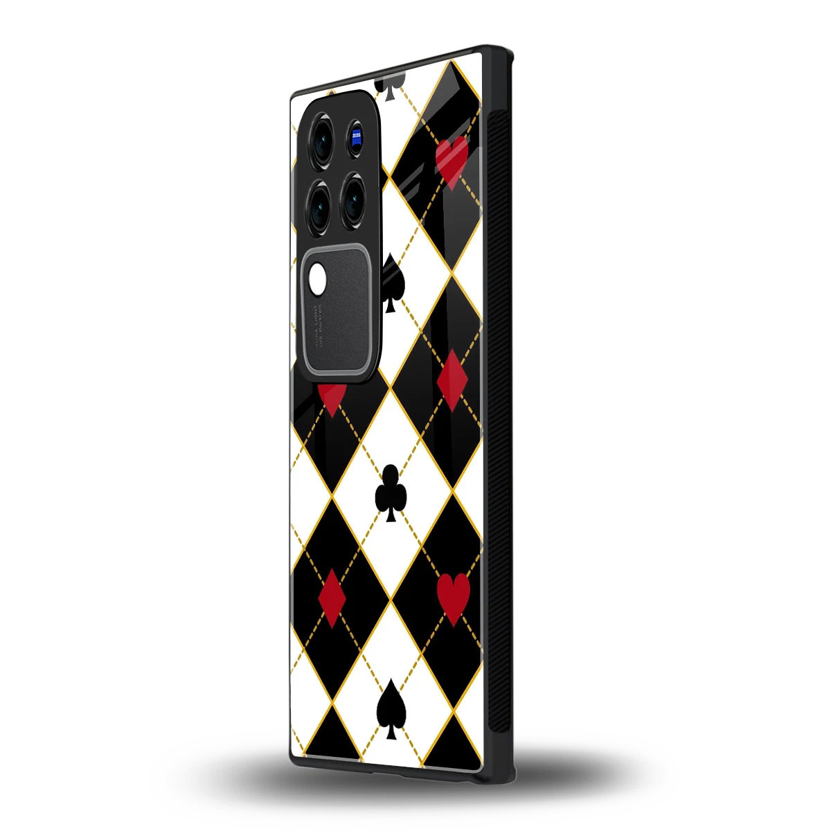 Poker Lovevivo v30 pro mobile cover | shockproof glass phone case