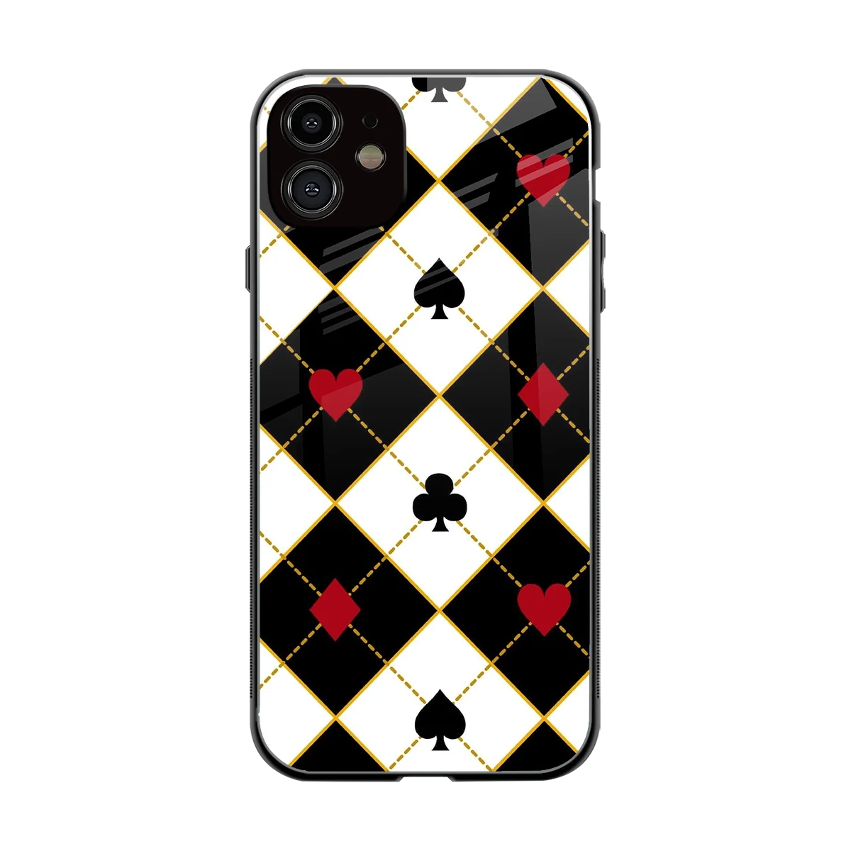 Poker Love back phone cover | glass case for iphone 11