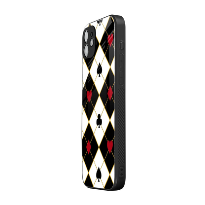 Poker Love iphone 11 mobile cover | shockproof glass phone case
