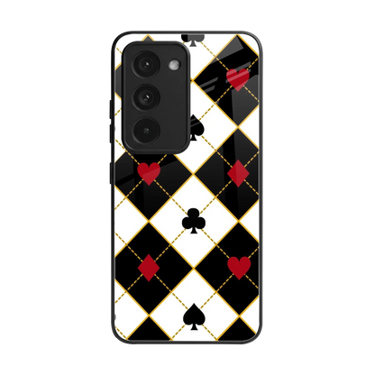 Poker Love back phone cover | glass case for redmi 15 5g