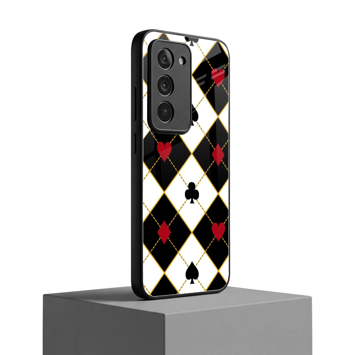Poker Love redmi 15 5g mobile cover | shockproof glass phone case