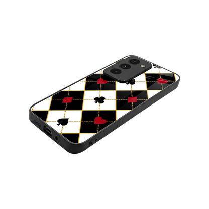 Poker Love stylish phone case for redmi 15 5g | glossy glass and slim fit