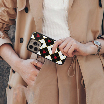 Poker Love Phone Case for Iphone 16 | Glass Case