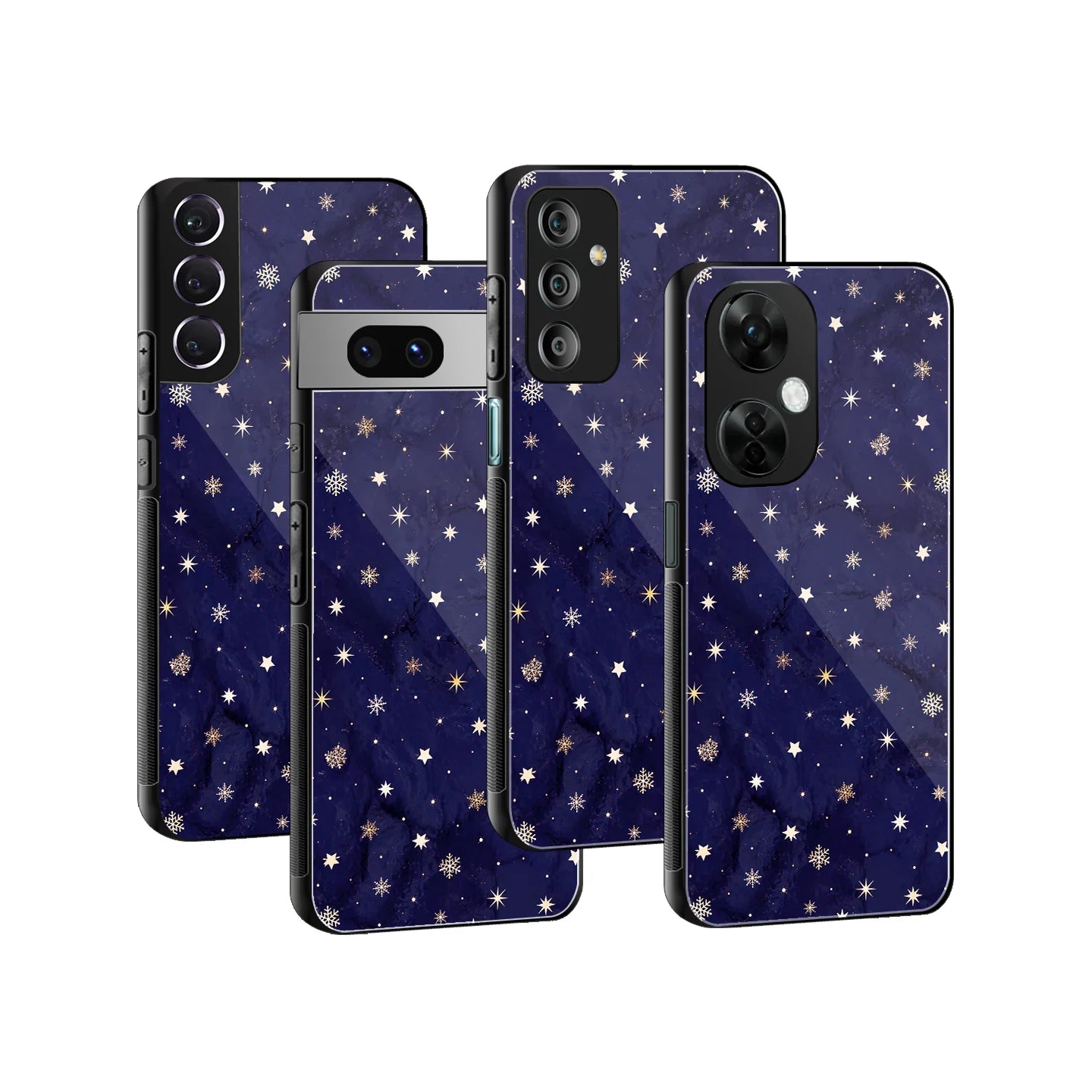 Stylish Glass Back Case for All Smartphones iPhone, Samsung, OnePlus, Pixel, Redmi, Oppo, Vivo, Motorola