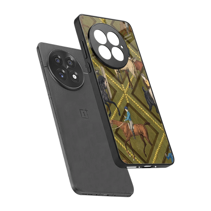 Polo Elite sleek oneplus 13 cover with tempered glass back and TPU edges