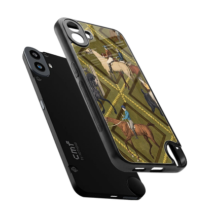 Polo Elite sleek cmf nothing phone 1 cover with tempered glass back and TPU edges