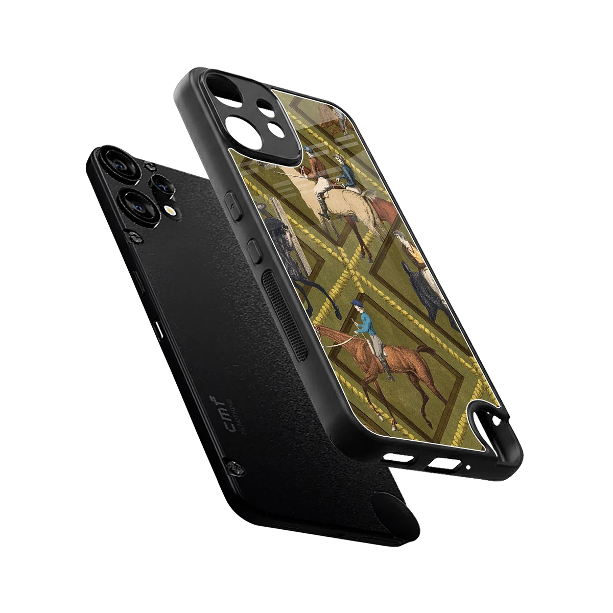 Polo Elite sleek cmf nothing phone 2 pro cover with tempered glass back and TPU edges