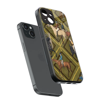 Polo Elite sleek iphone 13 mini cover with tempered glass back and TPU edges