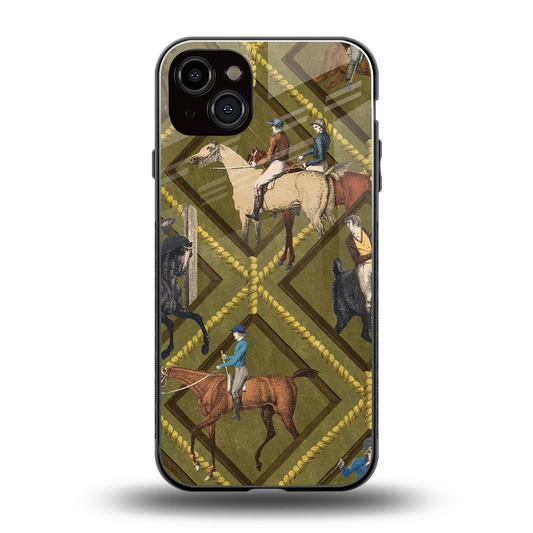 Polo Elite back phone cover | glass case for iphone 15 plus