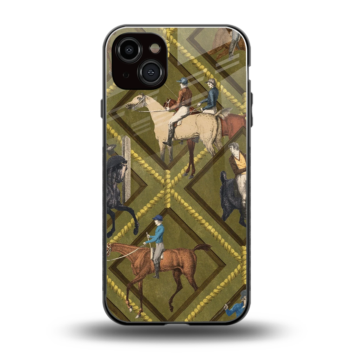 Polo Elite back phone cover | glass case for iphone 14 plus